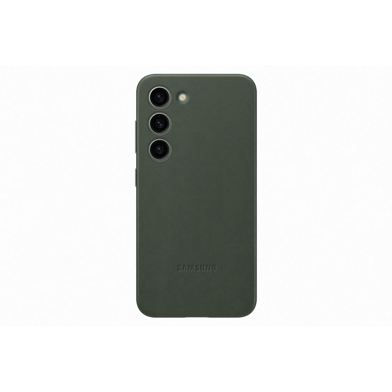 Samsung Kožený zadný kryt pre Samsung Galaxy S23+ Green