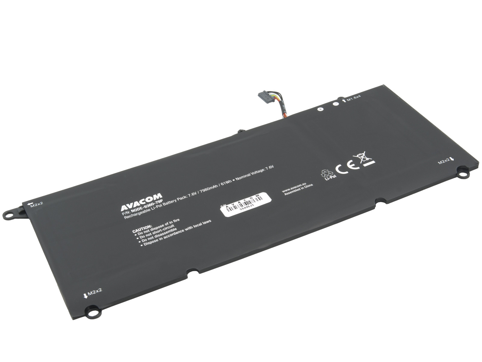 Batérie AVACOM pre Dell XPS 13 9360 Li-Pol 7,6 V 7980mAh 61Wh