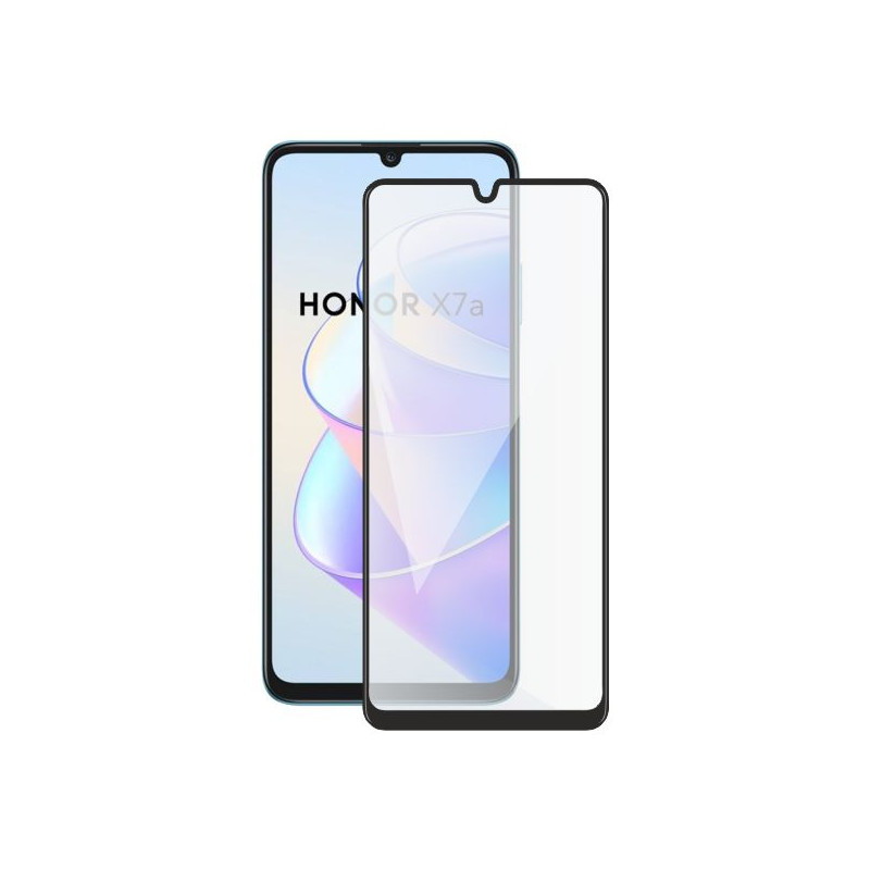 Screenshield HUAWEI Honor X7a (full COVER black) Tempered Glass Protection