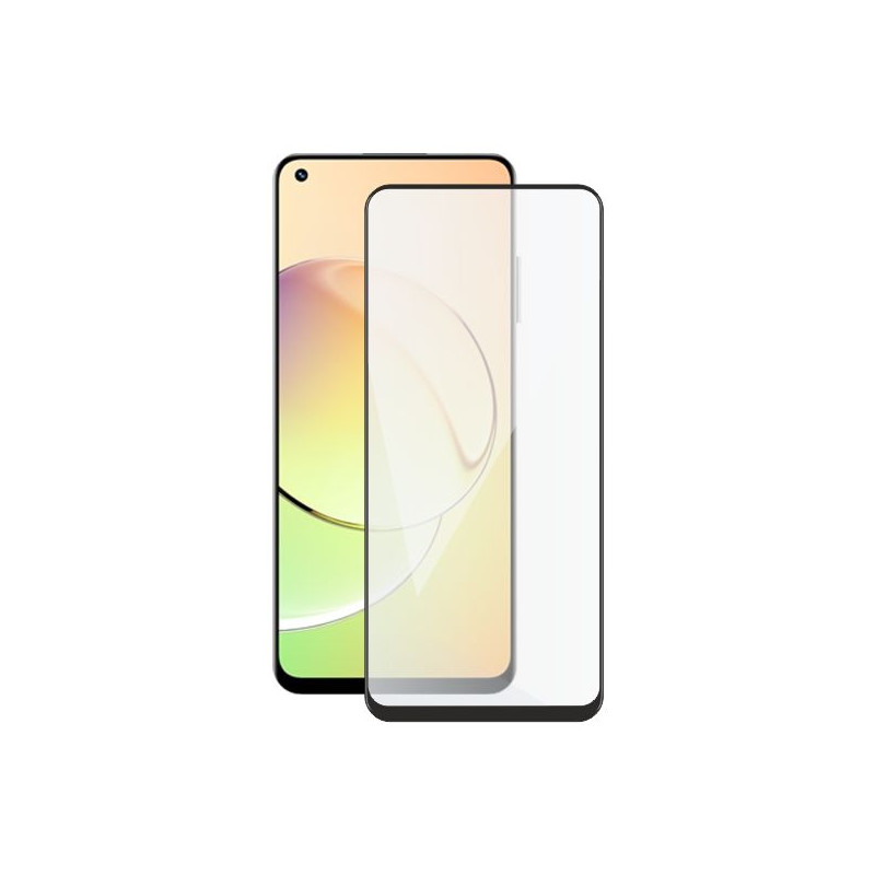 Screenshield REALME 10 4G (full COVER black) Tempered Glass Protection