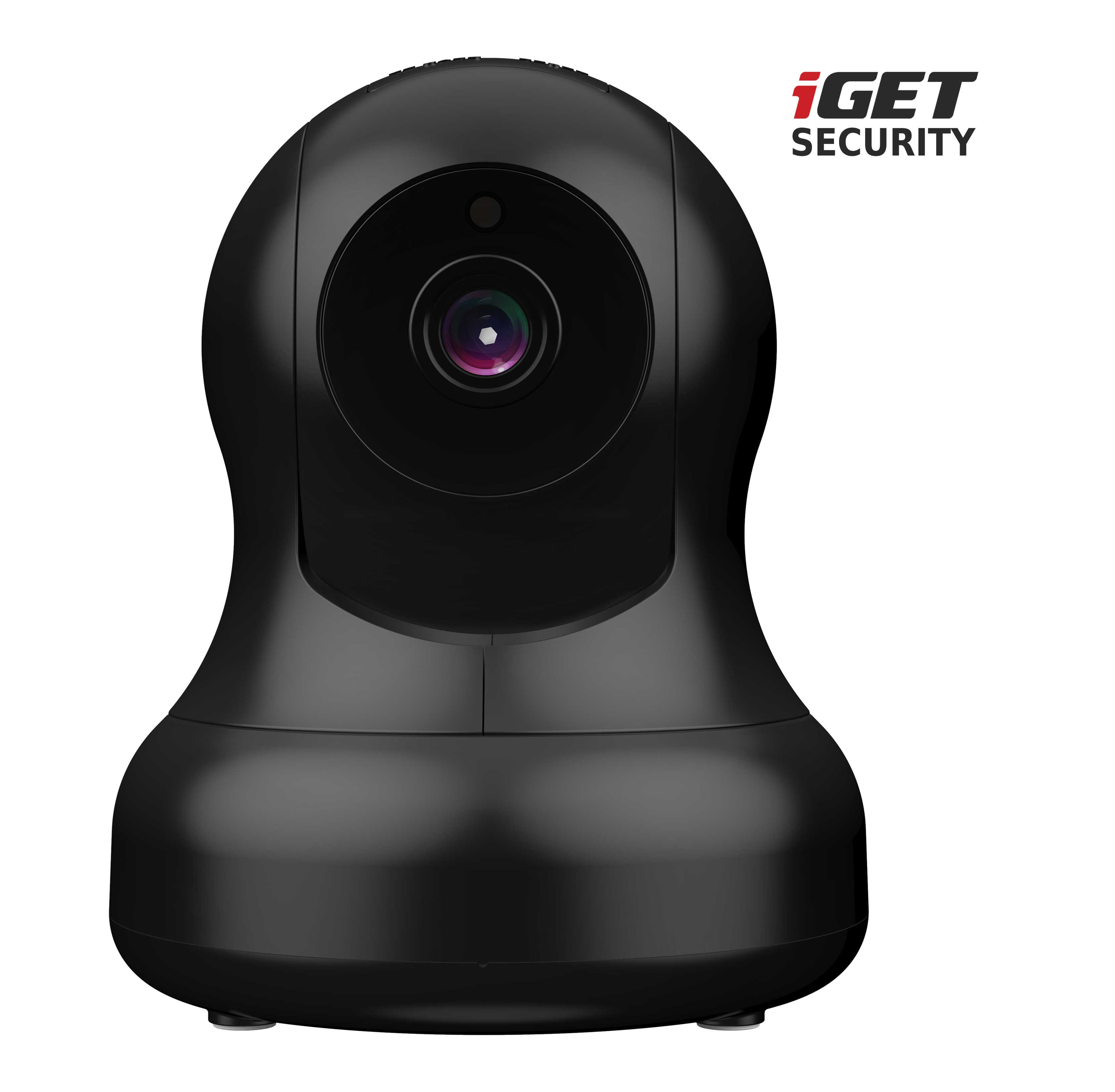 iGET SECURITY EP15 - WiFi rotácia IP FullHD 1080p kamera, nočná LED, microSD, pre alarmy iGET M4 a M5