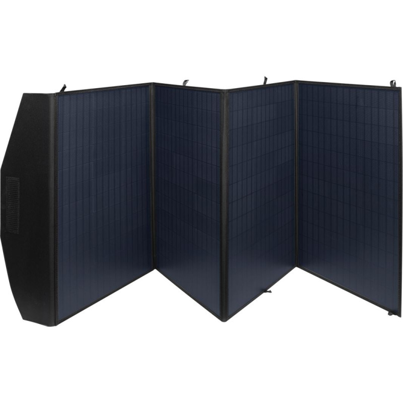 Sandberg solárny panel - nabíjačka, výkon 200W, QC3.0+PD+DC, čierna