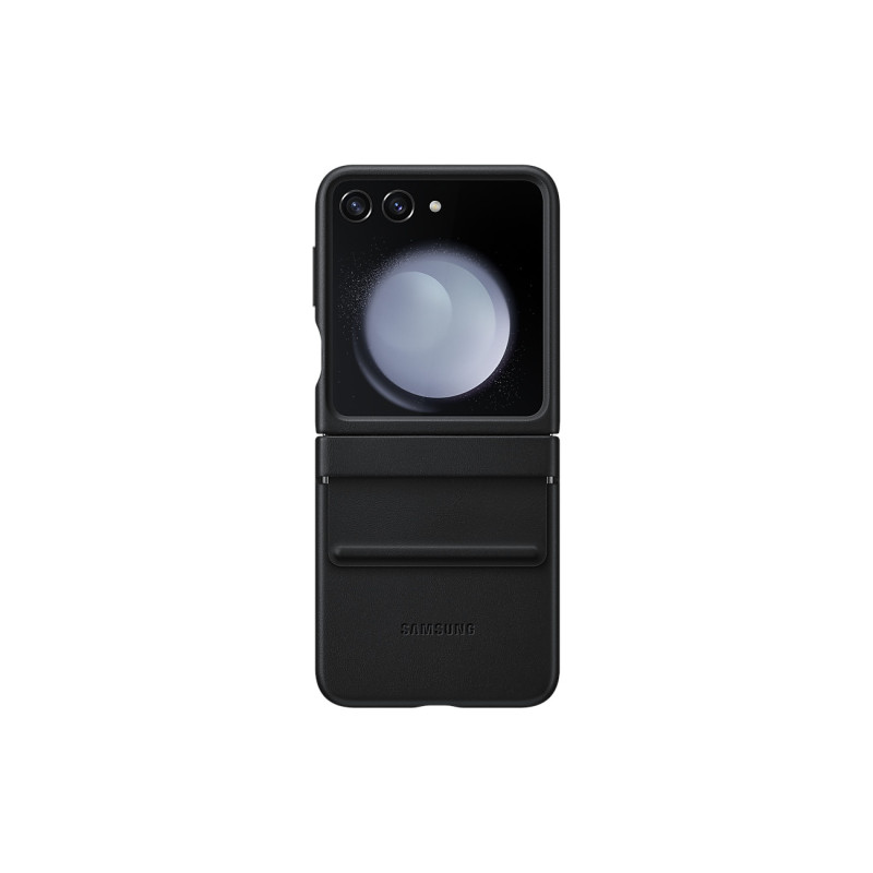 Samsung Zadný kryt z eko kože pre Galaxy Z Flip5 Black