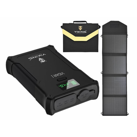 Set powerbanka Viking VIDAR I a solárny panel Viking L60