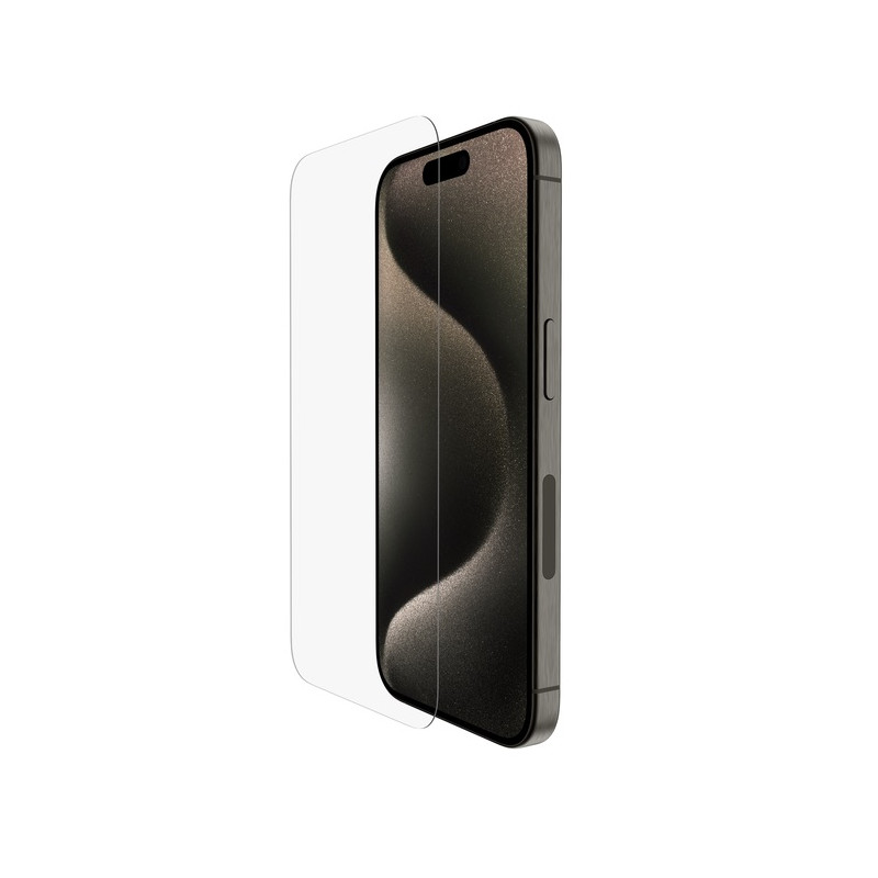 Belkin ScreenForce Pro TemperedGlass AM Screen Protection for iPhone 15 Pro