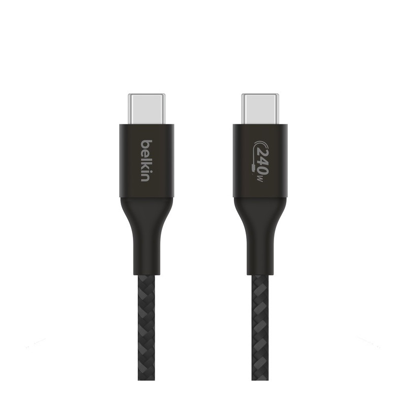 Belkin Boost charge USB-C kábel 240W, 2m, čierny