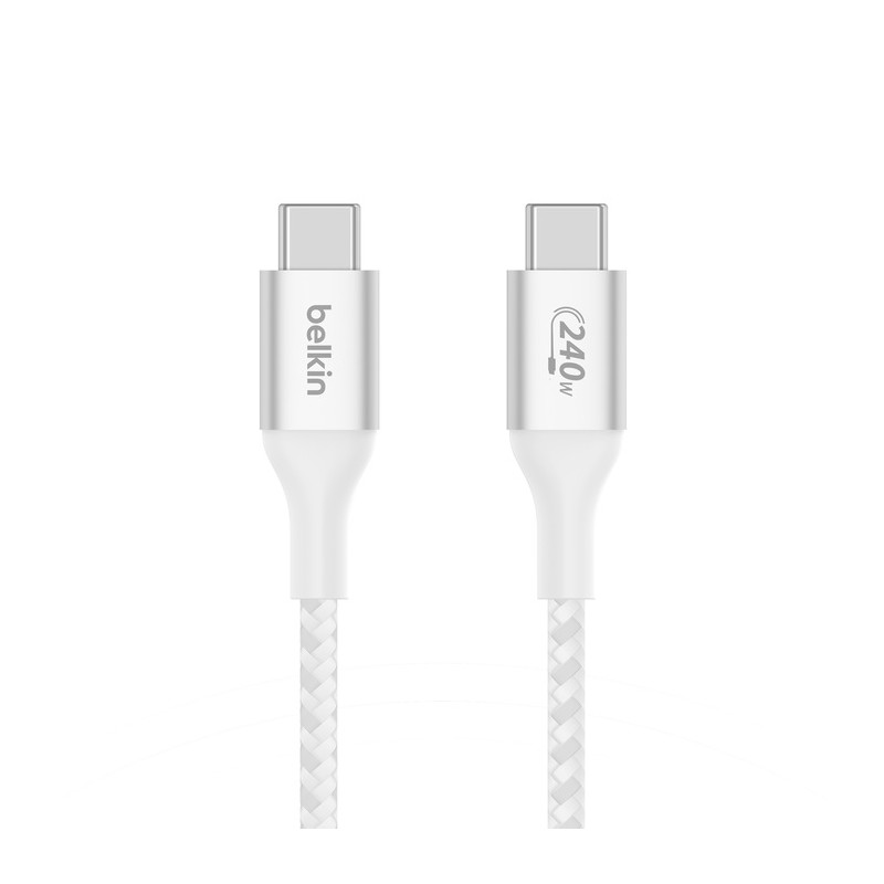 Belkin Boost charge USB-C kábel 240W, 1m, biely
