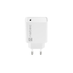 Univerzálna nabíjačka Natec RIBERA 20W 1X USB-C, biela