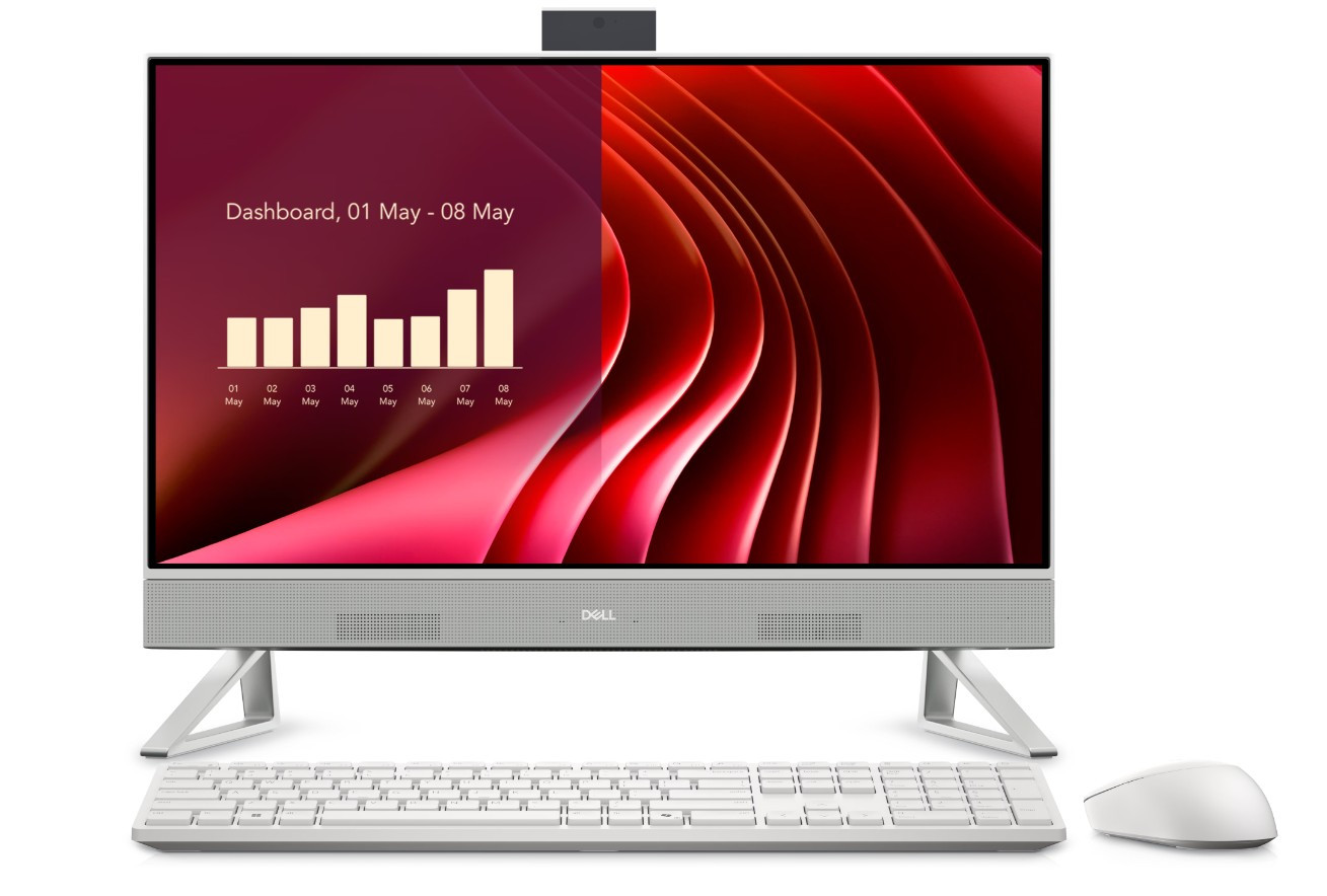 Dell/24 All-in-One EC24250/23,8''/FHD/7-150U/16GB/1TB/Intel int/W11P/Biela/3ROn-Site
