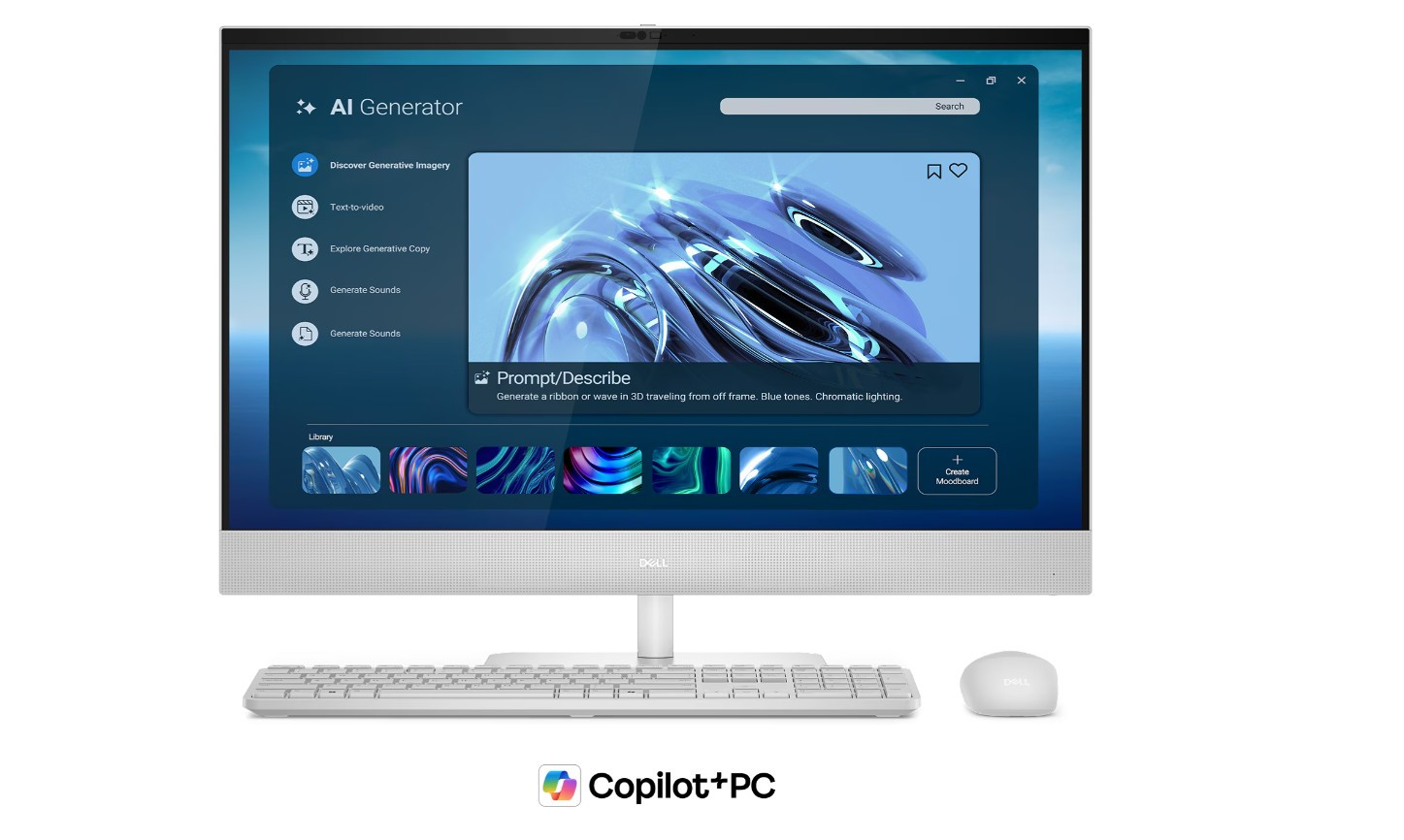 Dell/27 EC27260/27''/FHD/U5-322/16GB/512GB/Intel int/W11P/Biela/1R