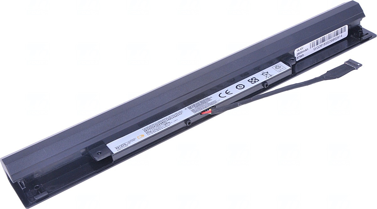 Batérie T6 Power Lenovo IdeaPad 300-14IBR, 300-14ISK, 300-15IBR, 300-15ISK, 2600mAh, 37Wh, 4cell