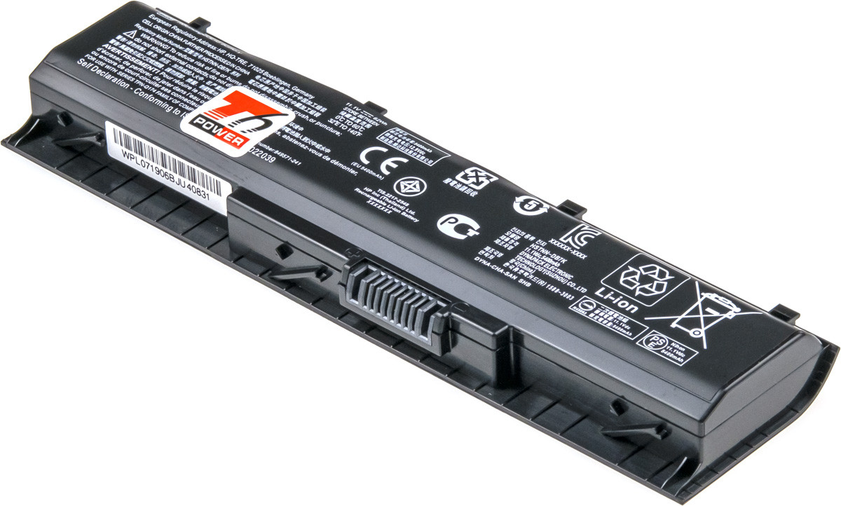 Batérie T6 Power pre HP Pavilion 17-ab000, 17-ab200, Omen 17-w000, 17-w200, 5600mAh, 62Wh, 6cell