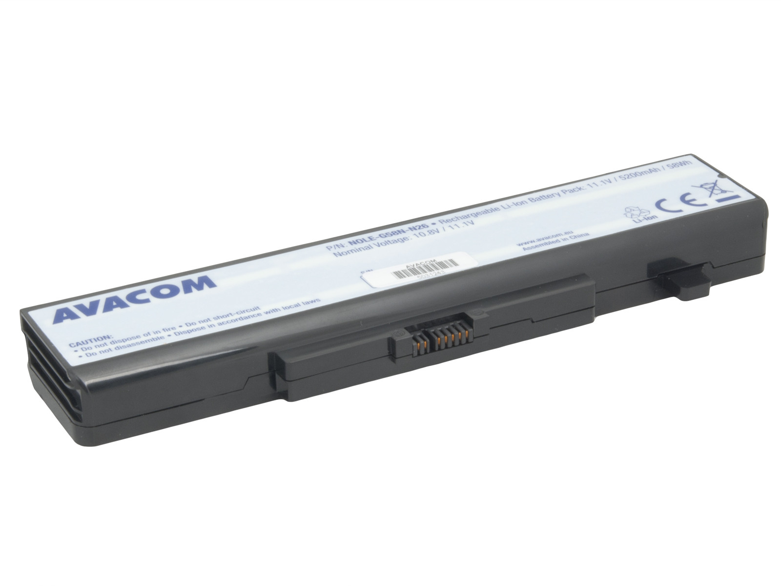 Batérie AVACOM pre Lenovo IdeaPad G580, Z380, Y580 series Li-Ion 11,1 V 5200mAh