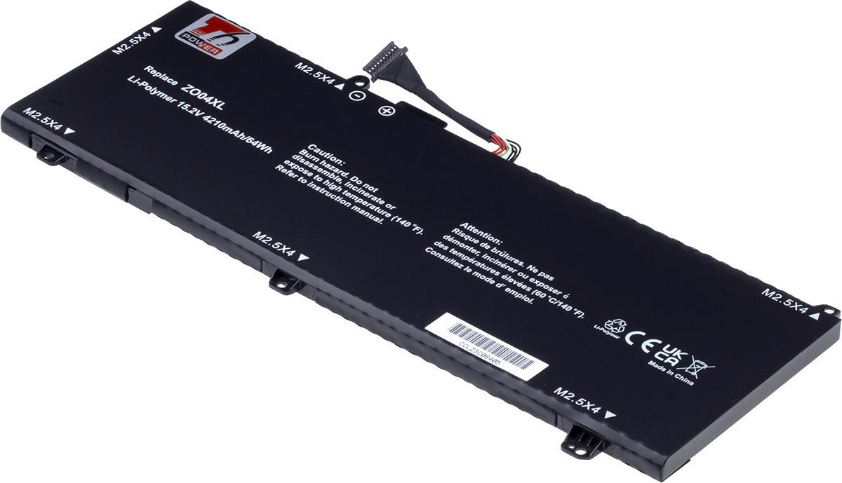 Batérie T6 Power HP ZBook Studio G3, ZBook Studio G4, 4210mAh, 64Wh, 4cell, Li-pol