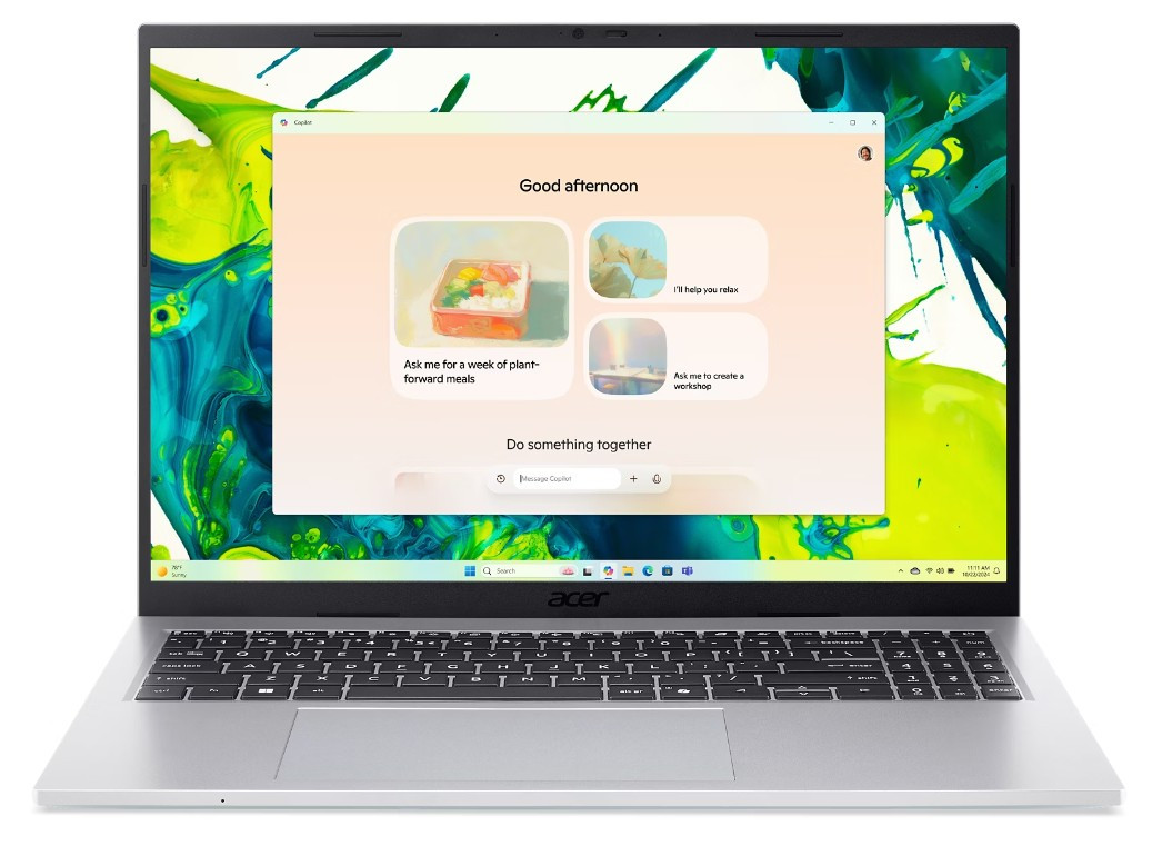 Acer Aspire Go 16/AG16-71P-93TU/9-270H/16''/WUXGA/16GB/512GB/Intel int/W11H/Silver/2R