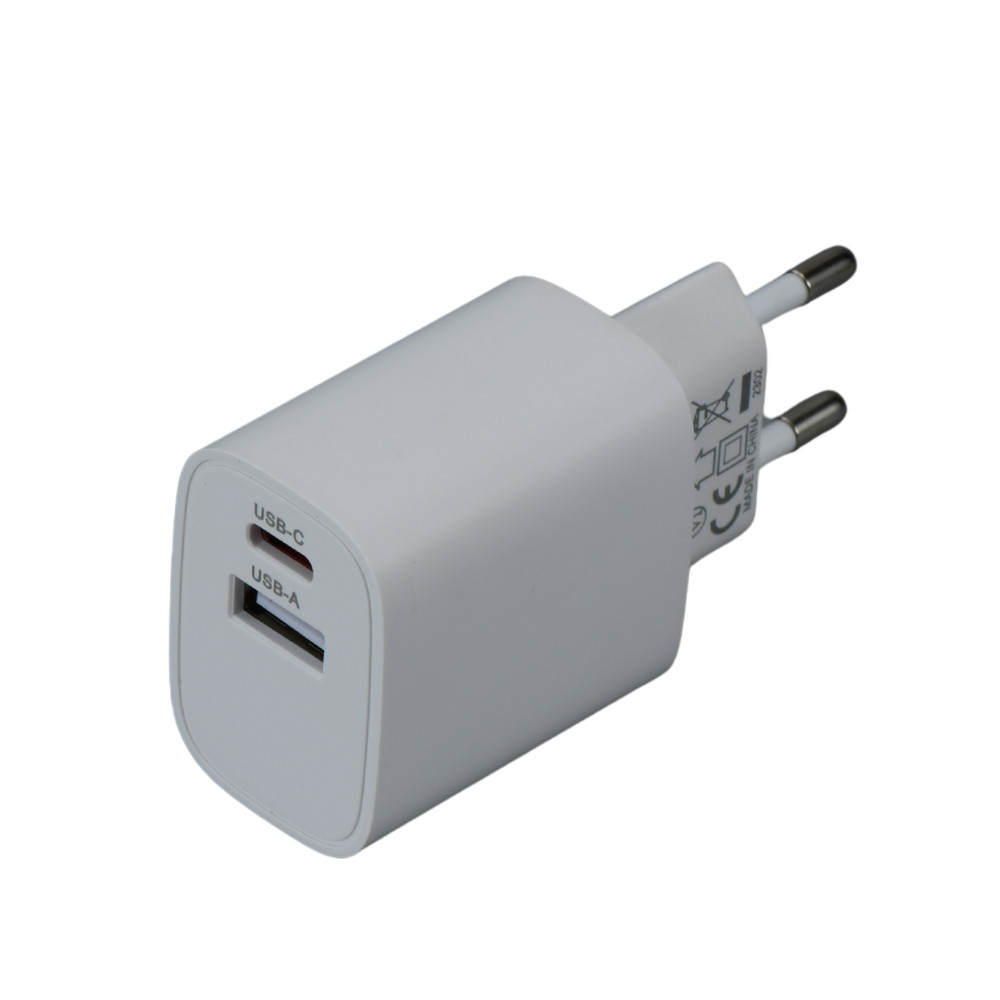 iGET PA20 - napájací adaptér USB-A (10 W) a USB-C (20 W), univerzálny a pre tablety iGET
