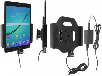 Brodiť držiak do auta na Samsung Galaxy Tab S2 8.0 bez pouzdra, so skrytým nabíjaním