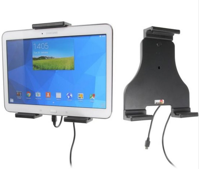 Brodit nastaviteľný držiak na tablet do auta, so skrytým nabíjaním, 180-230 mm