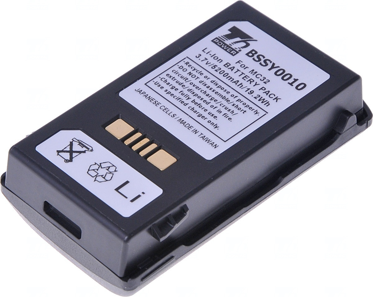 Batéria T6 Power pre Motorola Zebra MC3200, MC32N0-G, MC32N0-R, MC32N0-S, 5200mAh, 19,2Wh, Li-ion