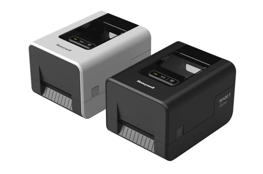 Honeywell - PC42E-T, USB, Ethernet, 300dpi, Black, 1&0.5'', no power cord