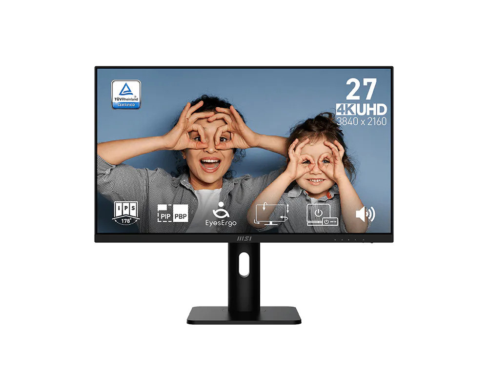 MSI Pro/MP273UP E6/27''/IPS/4K UHD/60Hz/4ms/Čierna/3R