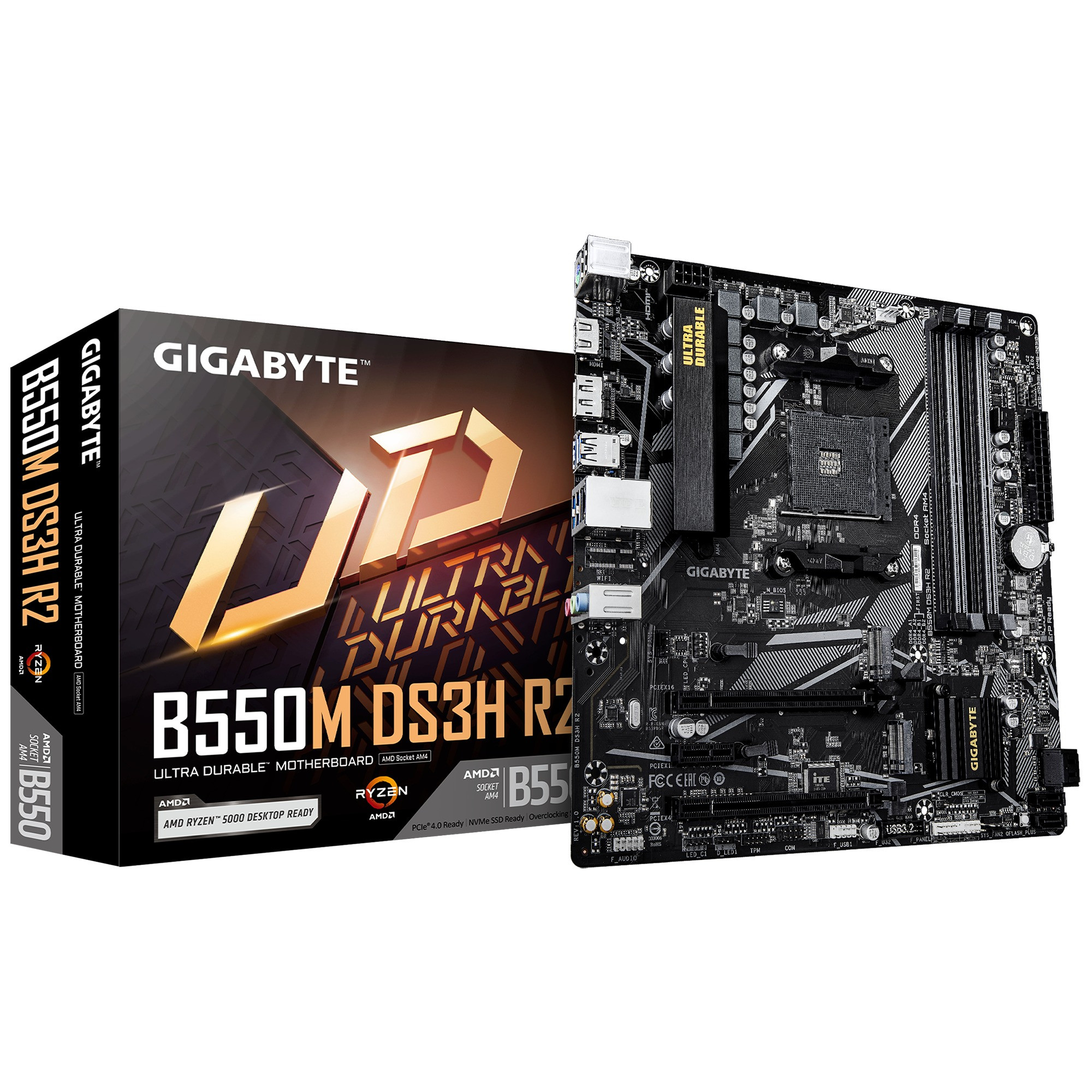 GIGABYTE B550M DS3H R2/AM4/mATX