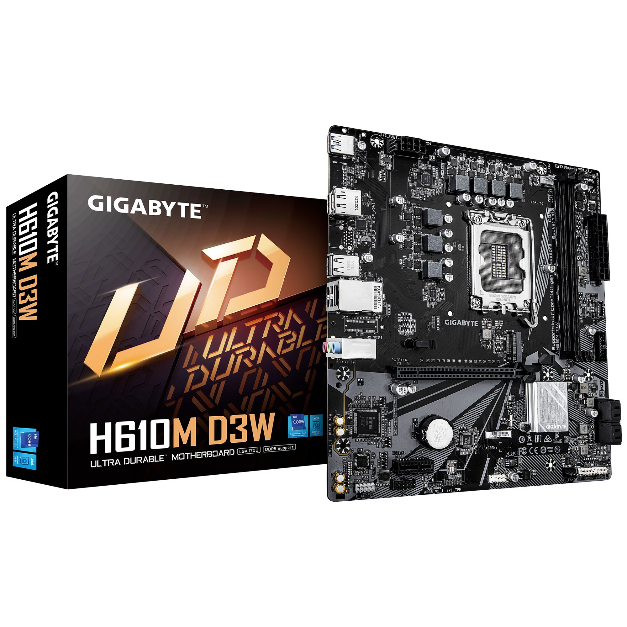 GIGABYTE H610M D3W/LGA 1700/mATX