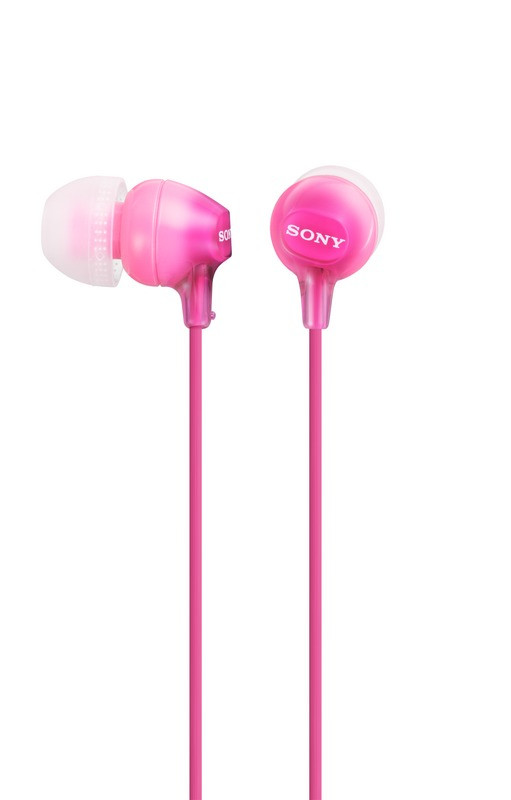 SONY sluchátka MDR-EX15LP, ružové