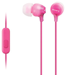 SONY sluchátka MDR-EX15AP, handsfree, ružové