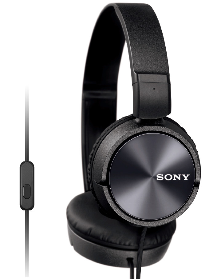 SONY sluchátka MDR-ZX310AP, handsfree, čierne