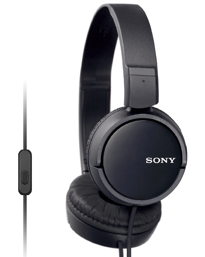 SONY sluchátka MDR-ZX110AP handsfree, čierne