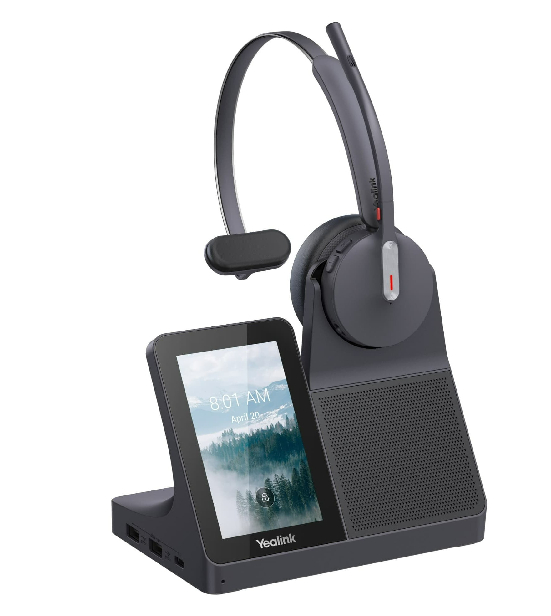 Yealink WH64 Workstation Mono, DECT, Bluetooth,