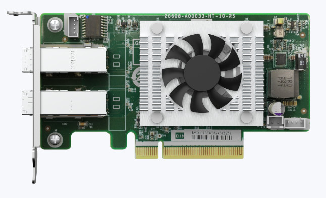 QNAP 2-port miniSAS HD host bus adaptér, Broadcom Tomcat SAS3408, PCIe 3.0 x 8 pre TL SAS JBOD