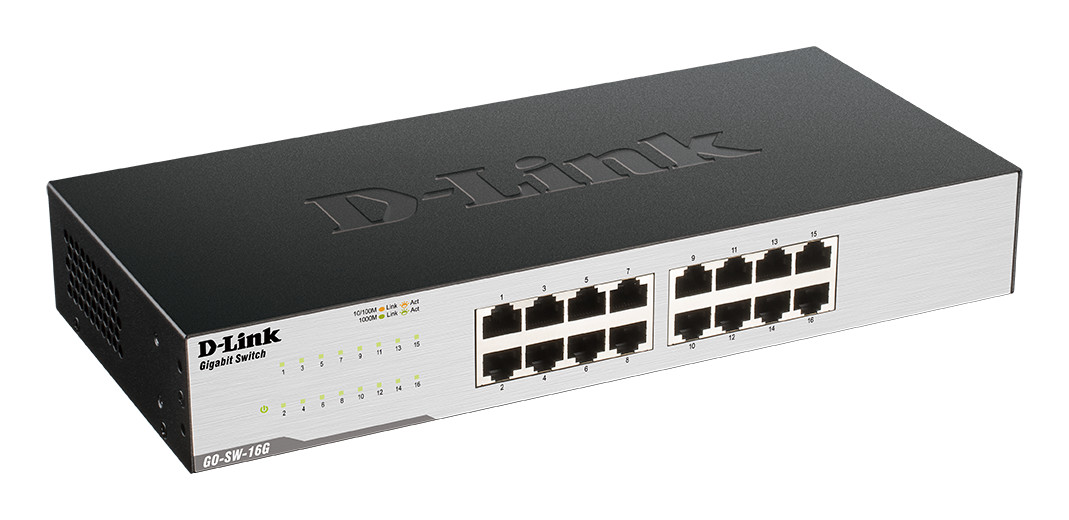 D-Link GO-SW-16G 16-Port GIGABIT DESKTOP SWITCH