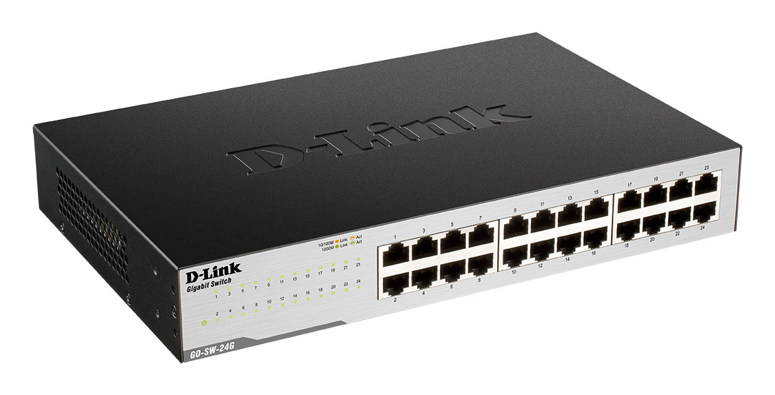 D-Link GO-SW-24G 24-Port GIGABIT DESKTOP SWITCH