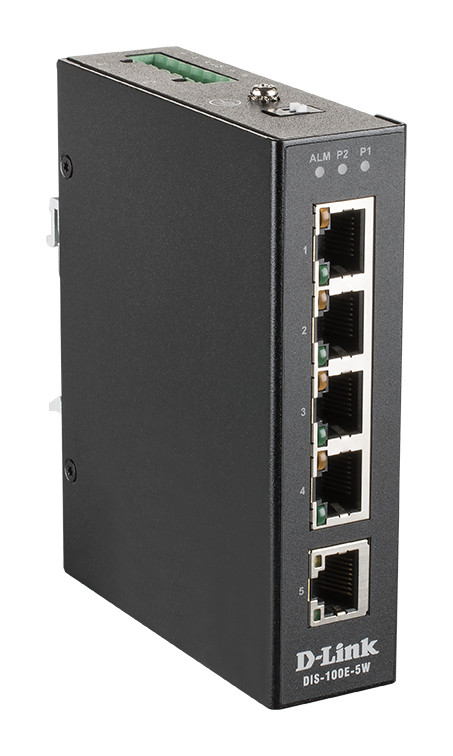 D-Link DIS-100E-5W Industrial 5 port Unmng switch