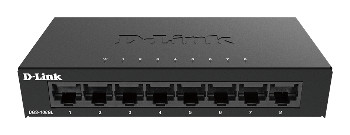 D-Link DGS-108GL Kovový 8-portový Gigabit stolný switch