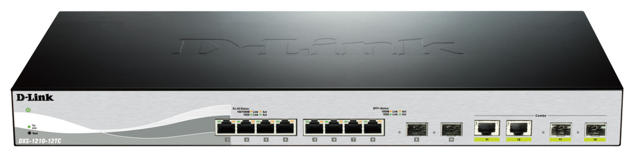 D-Link DXS-1210-12TC8x10GbE 4xSFP+ switch