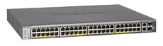 NETGEAR 48xGB PoE+ Smart Switch, 2 10G, 2 SFP, GS752TXP