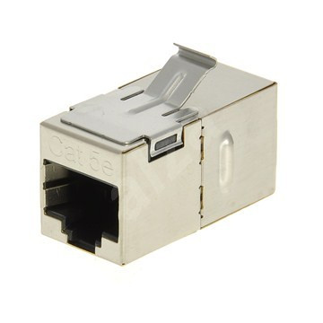 Spojka panelovÃ¡ CAT5E STP 8p8c RJ45/RJ45