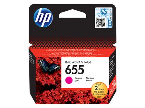 HP 655 purpurová atramentová kazeta, CZ111AE