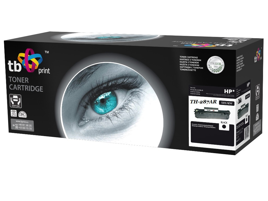 Toner TB kompatibilný HP CF287A, Black, 9000, rem.