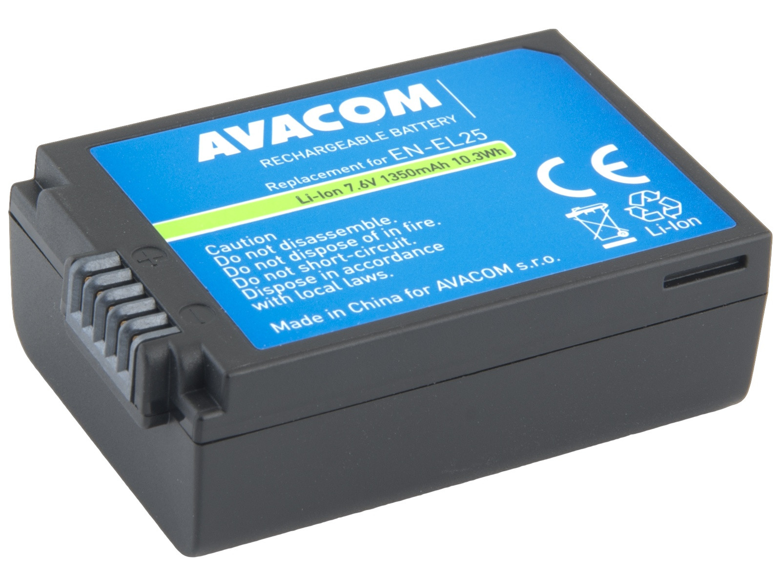 Batérie AVACOM Nikon EN-EL25 Li-Ion 7.6V 1350mAh 10.3Wh