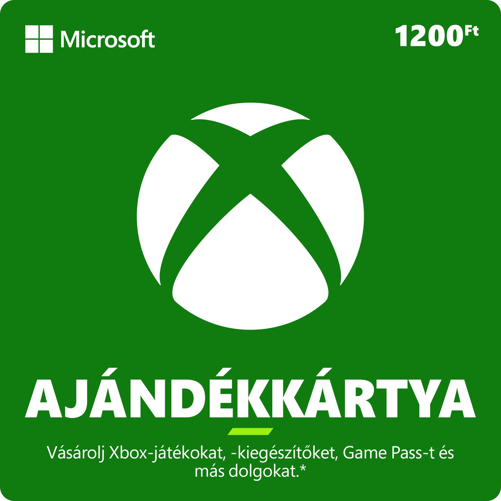 ESD XBOX - Dárková karta Xbox 1200 HUF