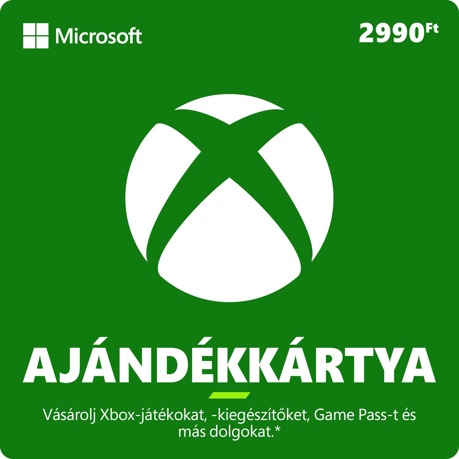 ESD XBOX - Dárková karta Xbox 2990 HUF