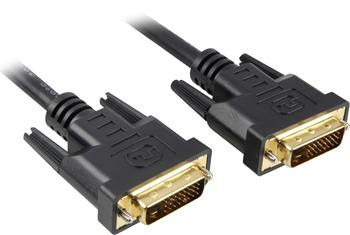 PremiumCord DVI-D, dual-link, DVI (24+1), MM, 2m
