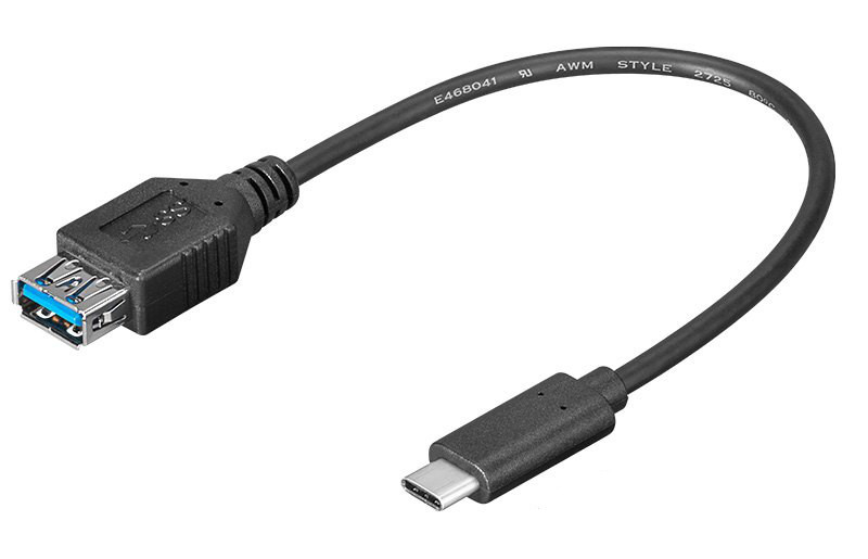 PremiumCord Adaptér USB-C(M) - USB 3.0 A(F), 0,2 m