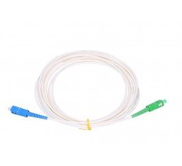 SC/APC - SC/UPC simplex 9/125 SM 3m arm.biely 3mm B3 LSZH