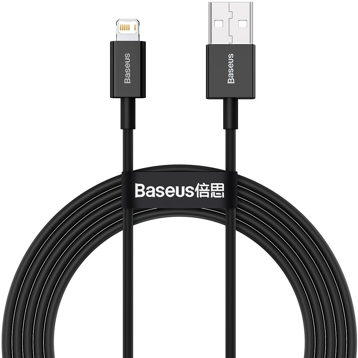 Baseus CALYS-C01 Superior Fast Charging Dátový Kabel USB to Lightning 2.4A 2m Black
