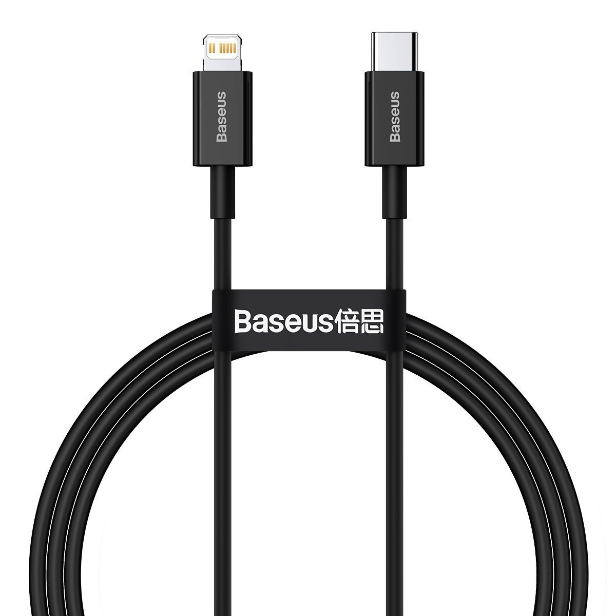 Baseus CATLYS-A01 Superior Fast Charging Dátový Kabel USB-C to Lightning 20W 1m Black